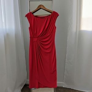 Connected Apparel Fun Semi Formal Red Dress (6)